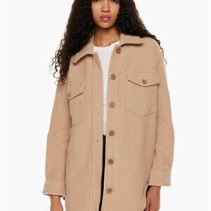 ARITZIA Wilfred Tan Oversized Jacket/Shacket